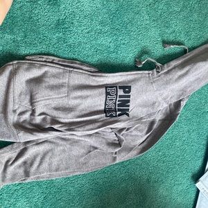Grey zip up hoodie